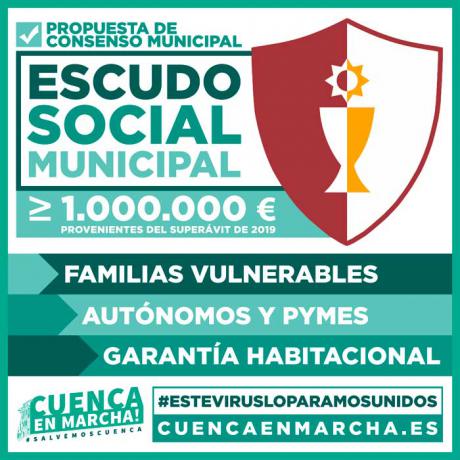 ‘Cuenca, En Marcha!’ busca el acuerdo de todos los grupos para destinar 1 millón de euros a un “Escudo Social Municipal”