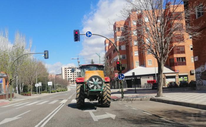 ASAJA colabora con el Ayuntamiento en la desinfección de las calles