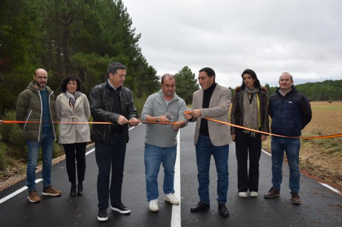 Inaugurada las obras de la carretera de Bascuñana de San Pedro con una inversión de más de 300.000 euros