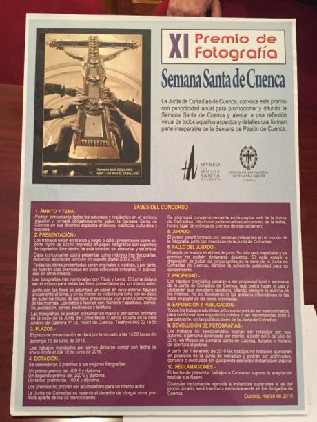 Convocada la undécima edición del Premio de Fotografía “Semana Santa de Cuenca”