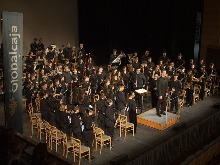 La Banda Sinfónica del Conservatorio Pedro Aranaz brilla en la ‘SMR Social’