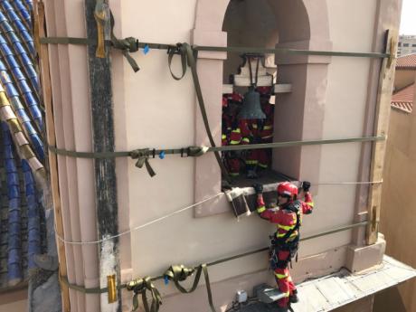 Bomberos de Cuenca participan en Murcia en un simulacro de una gran catástrofe organizado por la UME