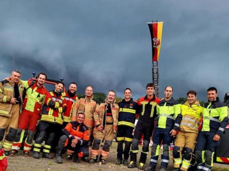 El conquense Rodrigo Martínez ha sido uno de los 18 bomberos españoles que han participado en los rescueDAYS