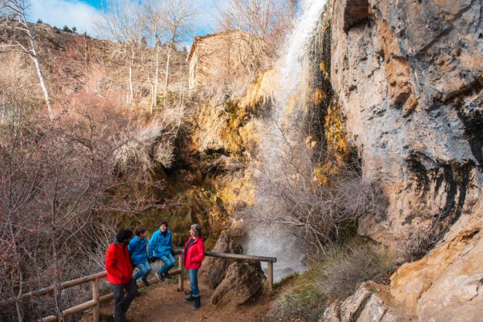 Cascada del molino de Tragacete 