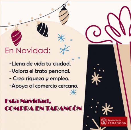 El Ayuntamiento de Tarancón pone en marcha una campaña de apoyo al comercio local de cara a las compras navideñas