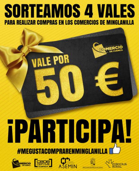 La Asociación de Comercio lanza un nuevo sorteo de vales para comprar en los comercios de Minglanilla