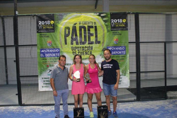 Gregorio Escribano, César Carrillo, Elsa Pérez y Teresa Gonzalo reeditan triunfo en el Villa de Quintanar del Rey de Pádel