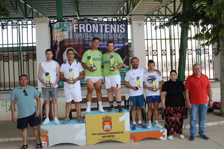 Chazarra y Martínez triunfan en el XII Trofeo de Frontenis Villa de Quintanar del Rey