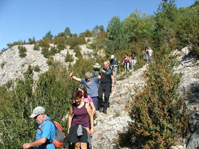 Medio centenar de personas disfrutaron del Sendero de la Fuente del Tejo