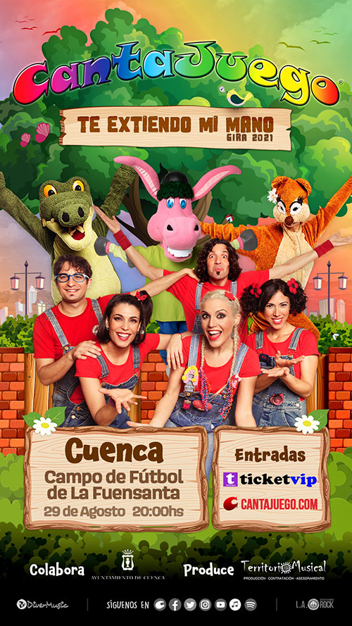 Los CantaJuego actuarán en Cuenca el próximo 29 de agosto