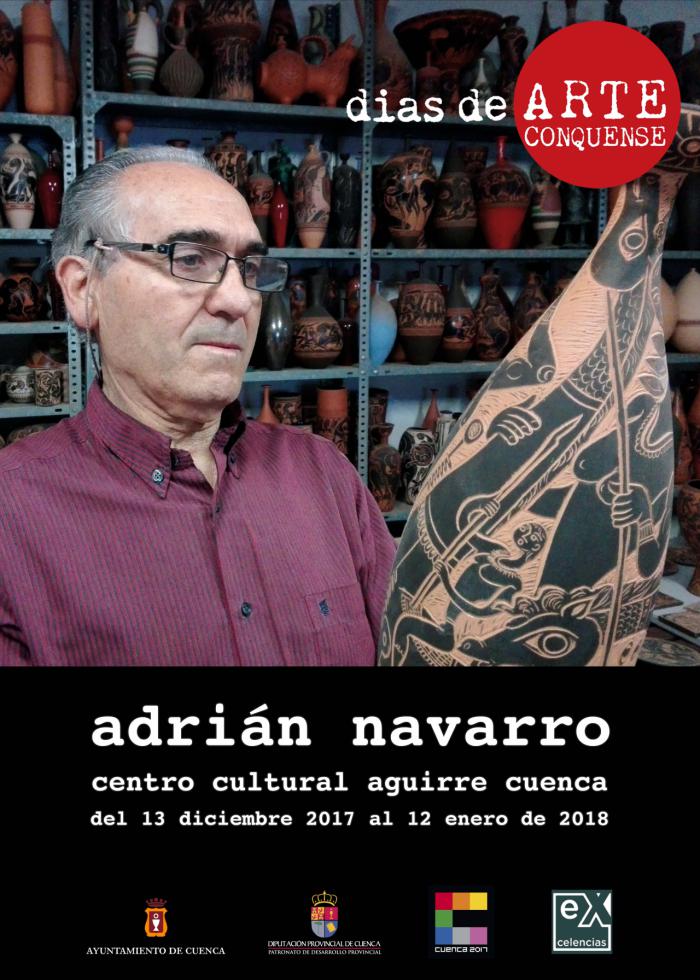 Una exposición en el Centro Cultural Aguirre acercará la cerámica de Adrián Navarro a los conquenses