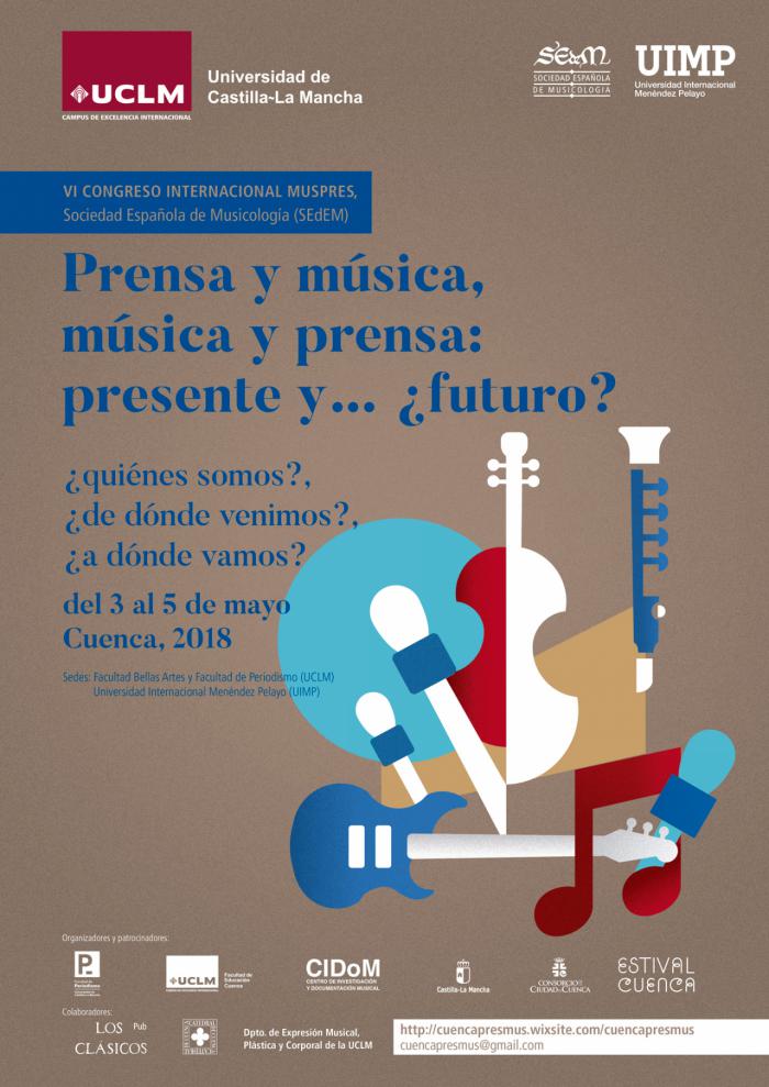 Periodistas musicales, musicólogos e investigadores se darán cita en el VI Congreso Internacional sobre Música y Prensa