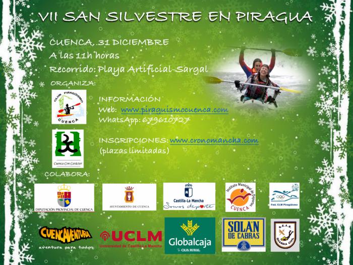  El Club Piragüismo Cuenca con Carácter despedirá el año con la VII San Silvestre en Piragua