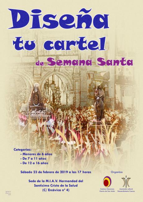 La Cantera Nazarena y la A. C. Descendimiento Cuenca organizan el concurso “Diseña tu Cartel de Semana Santa”