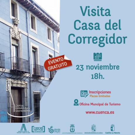 Visita guiada gratuita a la Casa del Corregidor con detalle culinario con motivo de la Capital Española de la Gastronomía
