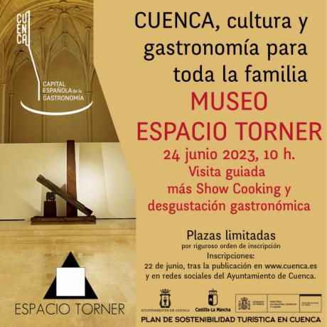 El Espacio Torner acoge este sábado una visita guiada, showcooking y degustación dentro de la Capital Española de la Gastronomía