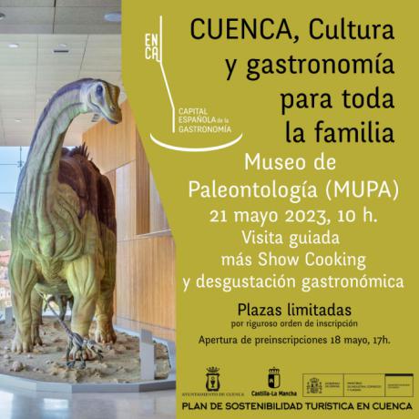 El Museo de Paleontología acoge este domingo la actividad ‘Cuenca, cultura y gastronomía para toda la familia’