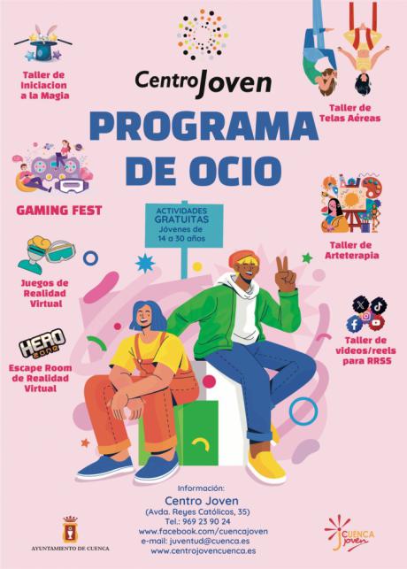 Este jueves arranca el nuevo Programa de Ocio del Centro Joven con actividades gratuitas para jóvenes desde 14 años