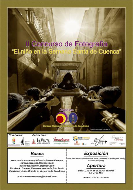La Cantera Nazarena convoca la II edición del Premio de Fotografía “El niño en la Semana Santa de Cuenca”