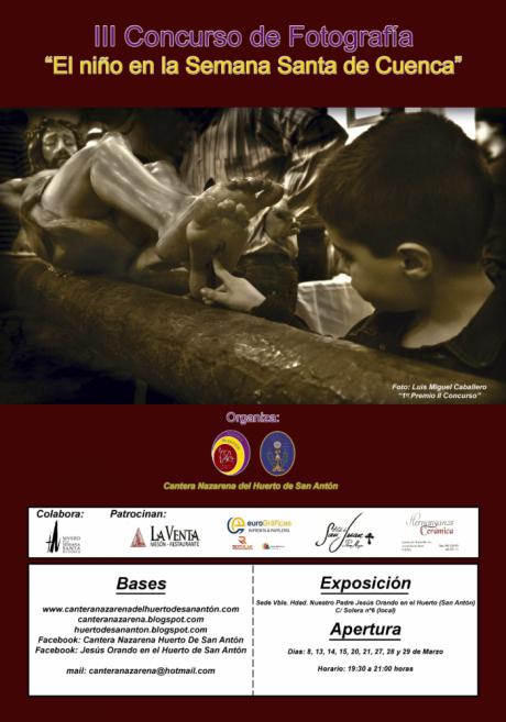 La Cantera Nazarena convoca la III edición del Premio de Fotografía “El niño en la Semana Santa de Cuenca”
