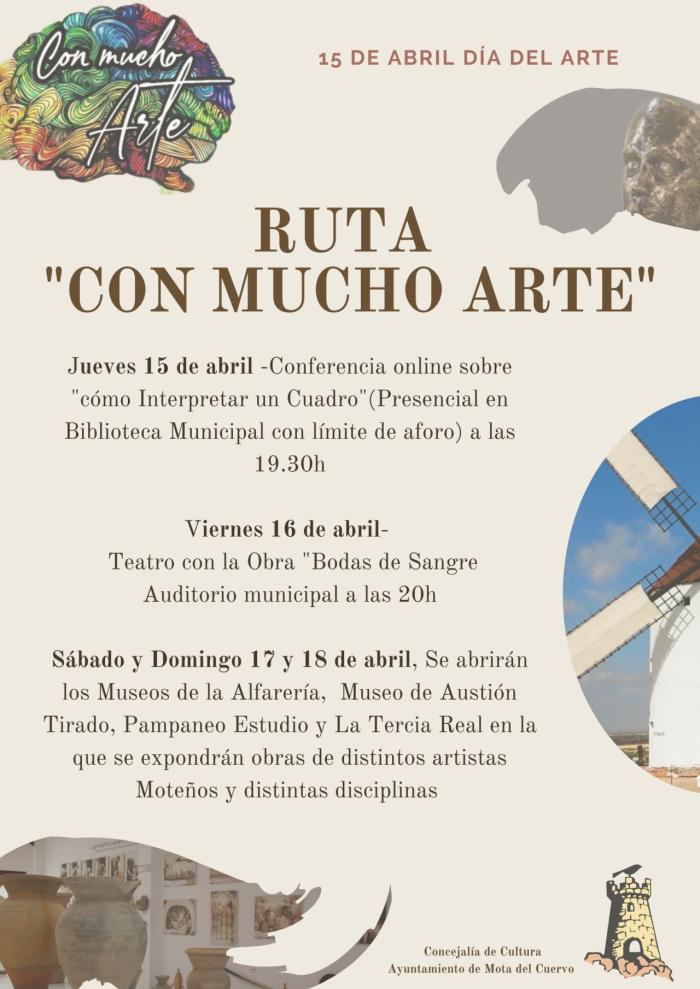 Mota del Cuervo presenta la Ruta “Con mucho arte”