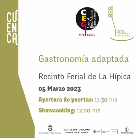 Domingo de ‘Gastronomía adaptada’ en el recinto ferial de La Hípica dentro de la Capital Española de la Gastronomía