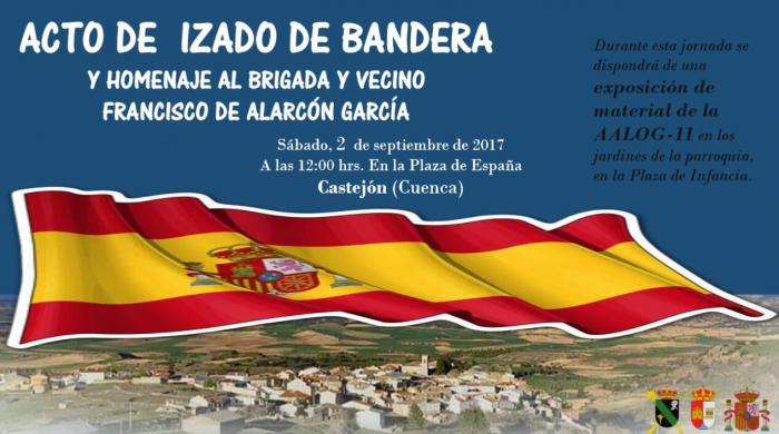 Homenaje a la Bandera el sábado 2 de septiembre en Castejón