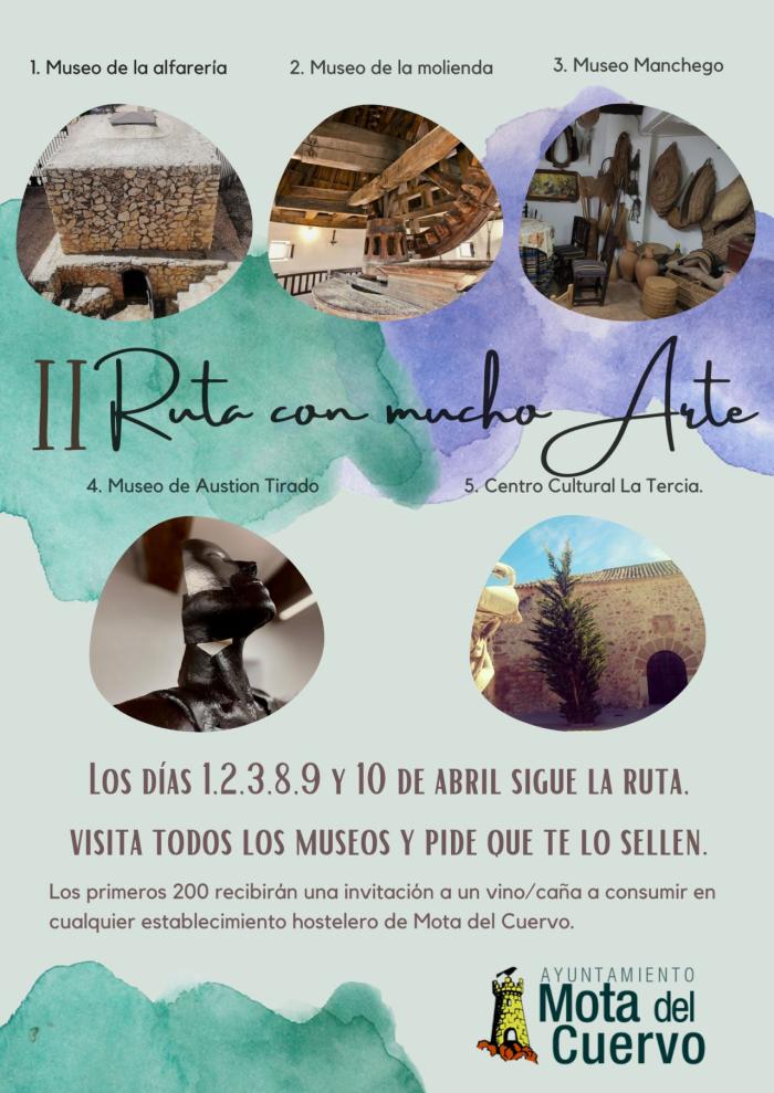 Mota del Cuervo presenta la II Ruta “Con Mucho Arte”