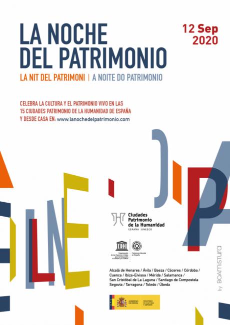 La Noche del Patrimonio se celebrará sin público y se emitirá por streaming el próximo sábado