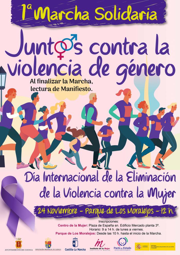 El Ayuntamiento organiza este domingo la I Marcha Solidaria contra la violencia de género