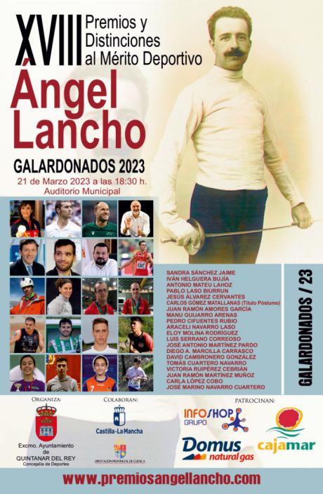 Quintanar del Rey celebra sus XVIII Premios y Distinciones al Mérito Deportivo Ángel Lancho el 21 de marzo