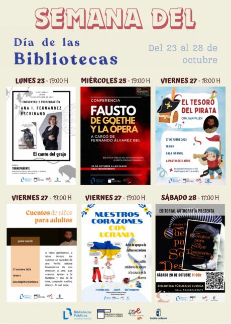 La Biblioteca Fermín Caballero se llena de actividades en la semana de celebración por el Día de las Bibliotecas