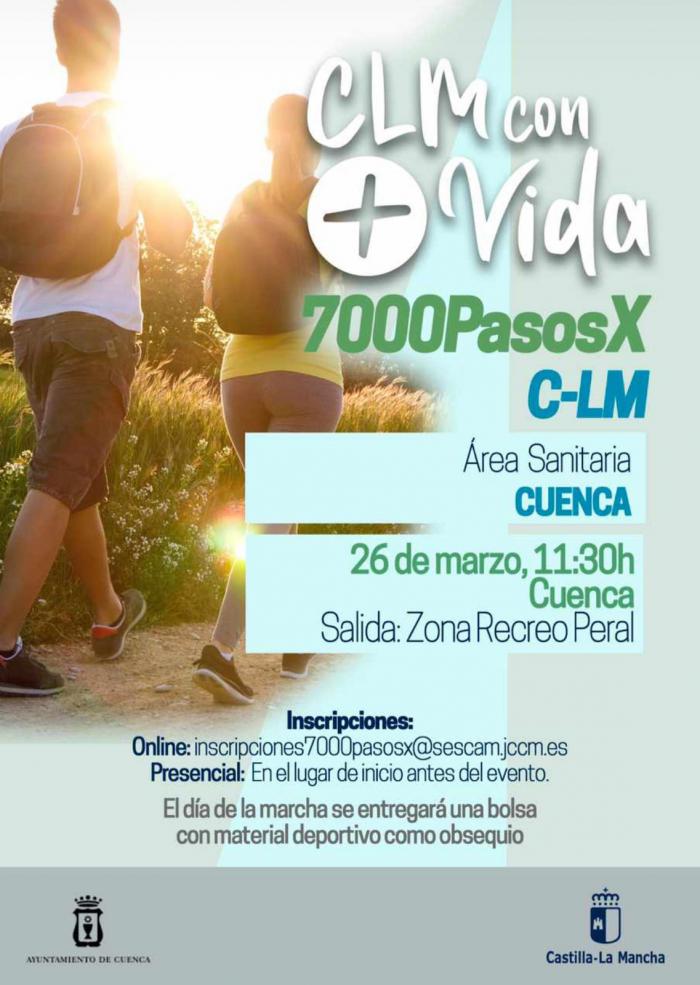 La capital acoge este domingo la marcha ‘7.000 Pasos X CLM’