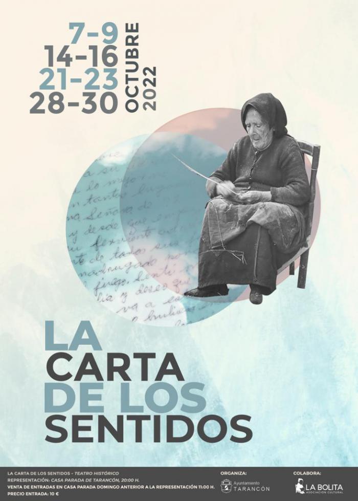 Tarancón acogerá durante el mes de octubre la representación ´La carta de los sentidos´ donde se mezclará teatro y gastronomía