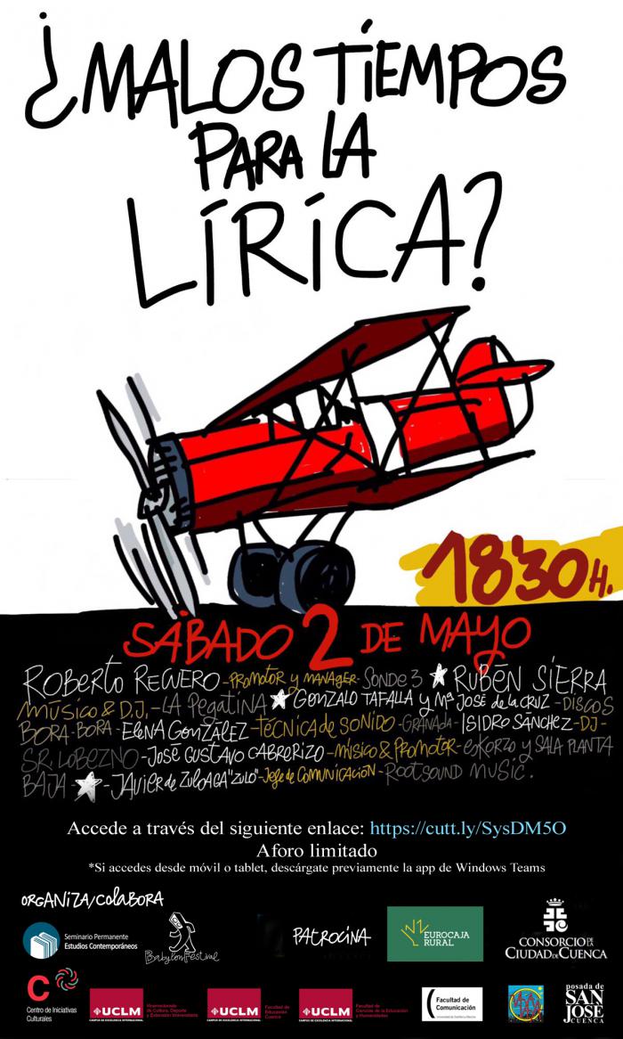 El ciclo 'Malos Tiempos para la Lírica: Radiografía del panorama musical independiente' arranca este sábado de manera virtual