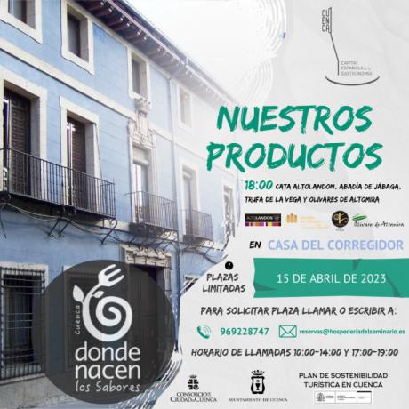 La Casa del Corregidor acoge este sábado una cata de productos conquenses dentro de la programación de la Capital Española de la Gastronomía