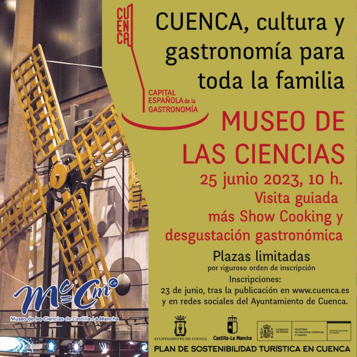 El Museo de las Ciencias acoge mañana una nueva actividad por la Capital Española de la Gastronomía