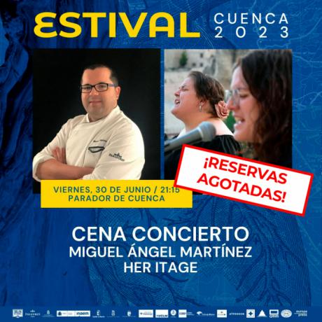 Her Itage y el chef Miguel Ángel Martínez, la fusión entre música y gastronomía en Estival Cuenca