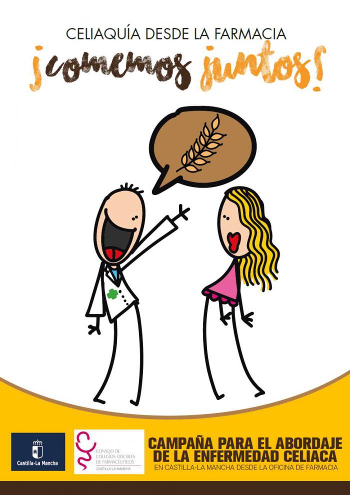 Más de 230 farmacéuticos de Castilla-La Mancha imparten educación sanitaria para el abordaje de la celiaquía