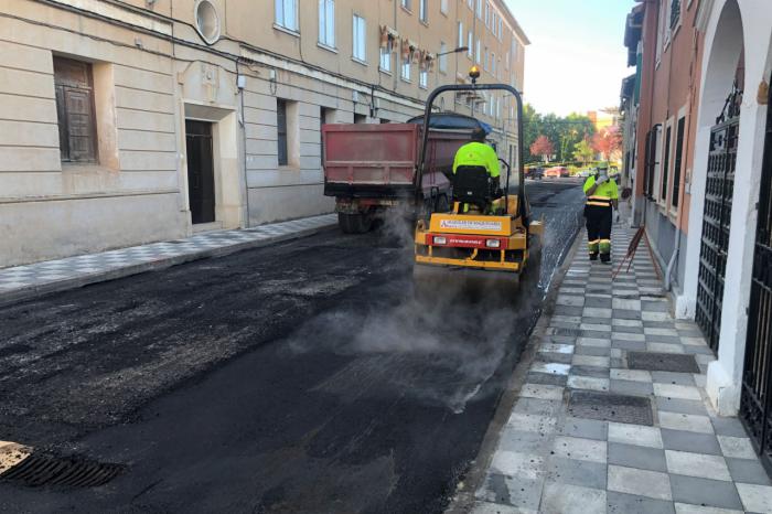 Se han renovado ya 16.400 metros cuadrados de baldosas con el contrato de mantenimiento integral de vías públicas