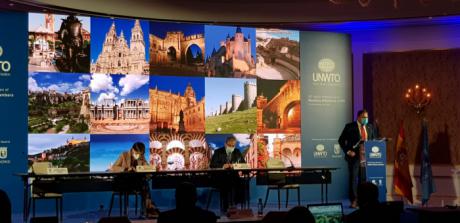 Cuenca y las Ciudades Patrimonio participan en la sesión plenaria de la Organización Mundial de Turismo en Madrid