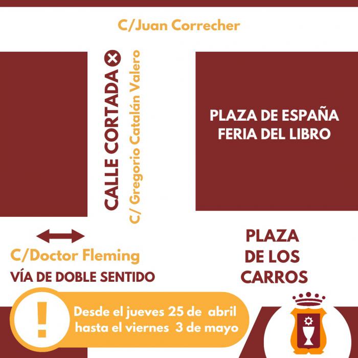 Restricciones de tráfico y cambios en el estacionamiento por la ampliación de la Feria del Libro Cuenca Lee