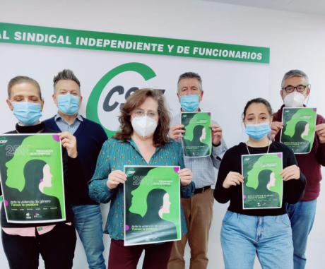 CSIF muestra su compromiso social y laboral en la eliminación de la violencia de género