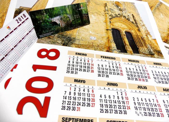 Diputación vuelve apostar por la promoción del patrimonio histórico y natural de la provincia en sus calendarios de 2018
