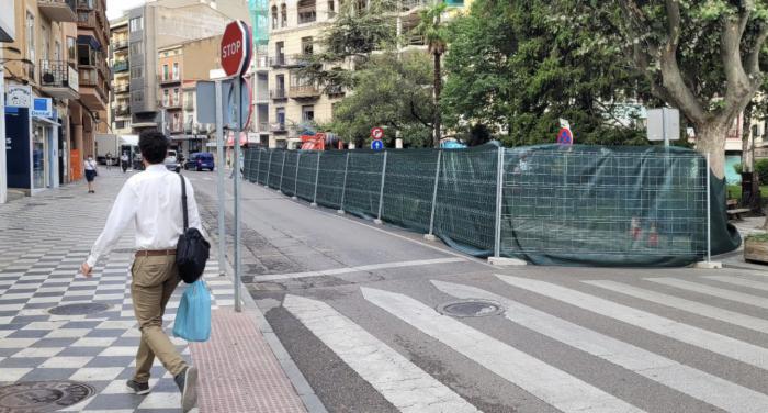 Comienzan las obras de emergencia en la Plaza de la Hispanidad