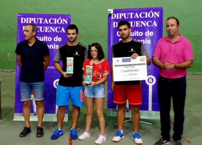 Samuel Carrasco y Daniel Hervás, ganadores del XI Circuito de Frontenis Diputación de Cuenca