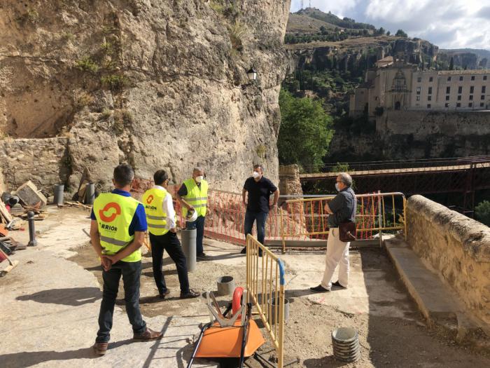 La reconstrucción del muro de la calle Canónigos comenzará en unos diez días