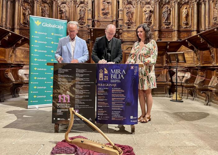 Globalcaja respalda ‘Mirabilia 2023’ y dota con becas de estudios los cursos incluidos en este Festival de Música Medieval