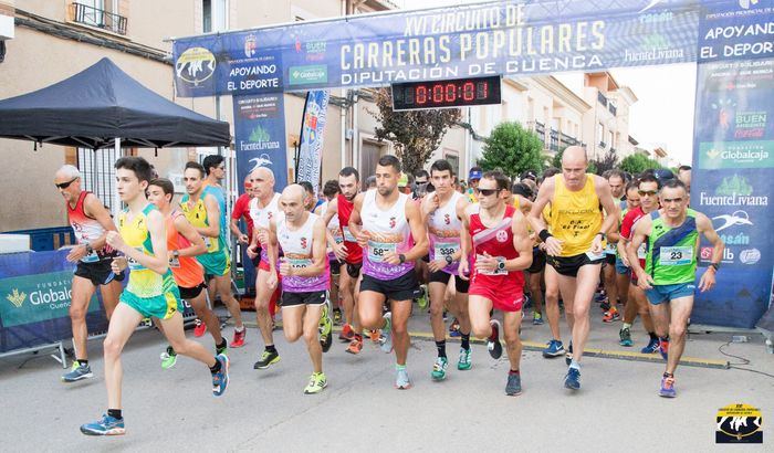 Alfonso Expósito y María Jesús Algarra conquistan la XX Carrera Popular Villa de Honrubia