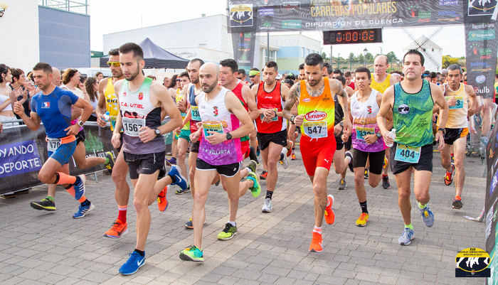 Jesús Ponce y Mª Ángeles Magán brillaron en la XVI Carrera Popular Villa de Minglanilla